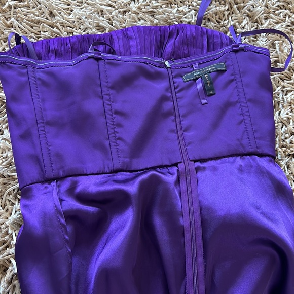BCBG Strapless Purple Gown Size 8 - Picture 14 of 16
